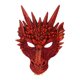 thumbnail image 5 of Dragon Mask Full Head Cover Para Cosplay Prop Masquerade Mask Rojo, 5 of 5