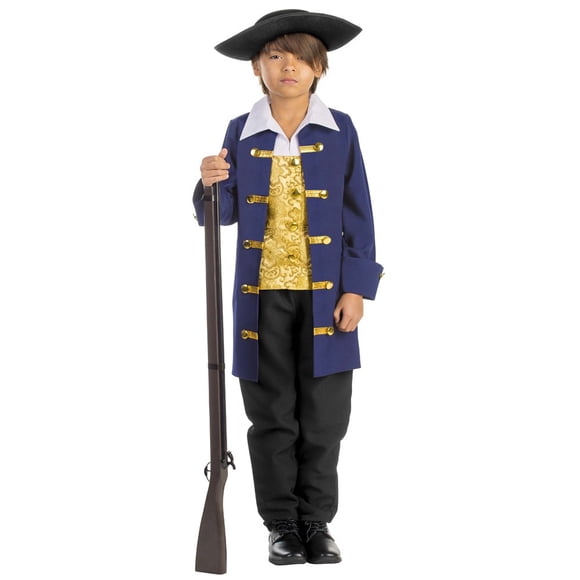 Disfraz colonial para niños de Dress Up America, Guerra de Independencia