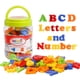 thumbnail image 1 of Magnetic Letters Numbers Alphabet ABC Colorful 123 Refrigerator Fridge Magnets For Vocabulary Educational Toy Set Preschool Learning Spelling Counting Game Uppercase Lowercase For Kids, 1 of 2