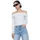 thumbnail image 1 of Polera Mujer Sin Hombros Color Gris Melange Corona, 1 of 5