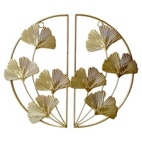 Magideal - Escultura De Hierro, Forma Colgante De Pared Nórdica Para De Fondo De Sofá , 34X18.5Cm Lxan 34X18.5Cm