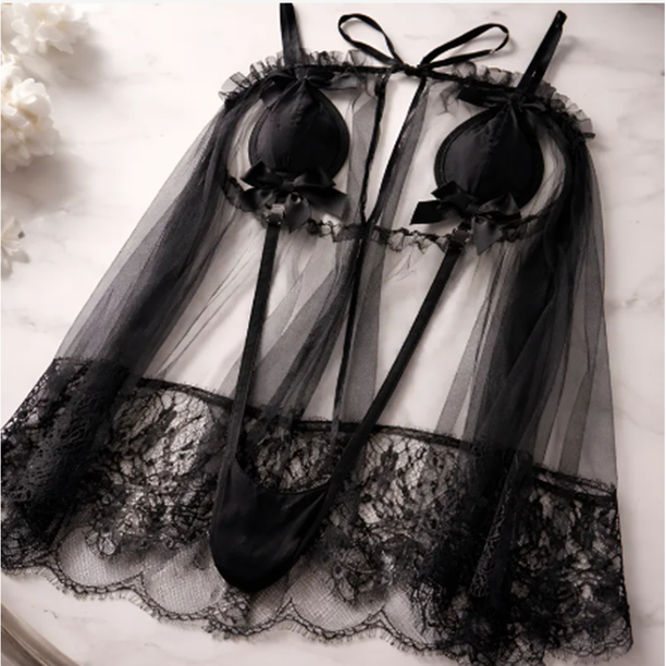 Lencería Vestido Sexy Transparente Para Dormir Babydolls