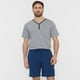 thumbnail image 3 of Pijama Hombre Henley Gris Corona, 3 of 5