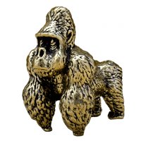 Magideal - Mini Escultura De Orangután, Escultura De Chimpancés De Escritorio De Latón, Decoración Del Hogar, Recuerdos De Fiesta, Bonito Adorno De Orangután De