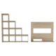 thumbnail image 3 of Living Combo Panel Tv 55 Pulgadas Beijing Rovere/Blanco + Biblioteca E, 3 of 9