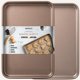 thumbnail image 1 of Bandeja de horno HAPPIELS 43 cm 2 piezas antiadherente libre de PFOA/BPA, 1 of 7