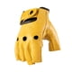 thumbnail image 1 of Guantes Sin Dedos Cuero Natural, Amarillo, Vintage. Moto, Bicicleta. Horma Normal, no Chica. RESPEKT, 1 of 3