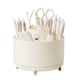 thumbnail image 1 of Soporte De Cepillo De Maquillaje De Gran Capacidad Organizador De Maquillaje Giratorio De 360 ° Taza De Cepillos De Maquillaje De 5 Ranuras Para Decoración De Vanidad Encimeras De Baño, 1 of 3