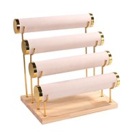 Ioensy - Soporte Para Pulseras, Torre, Expositores De Pulseras Para Mesa, Escaparates, Encimera, Color Beige