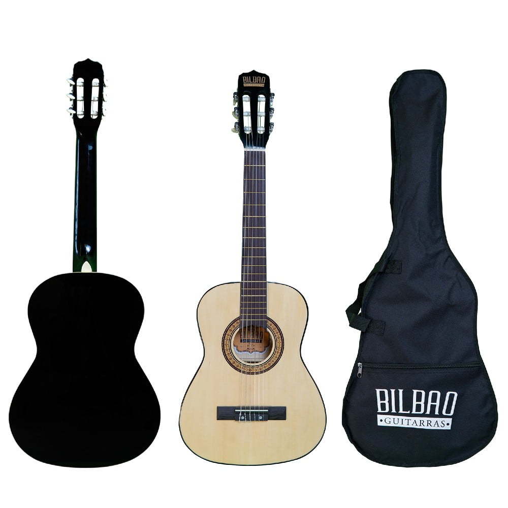 Guitarra Acústica Para Niño Bilbao Bil-12-nt + Funda
