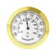 thumbnail image 1 of Termómetro Mecánico De Esfera Redonda Para Armario, Taller, Invernadero, Dorado, 37 Mm, 1 of 5