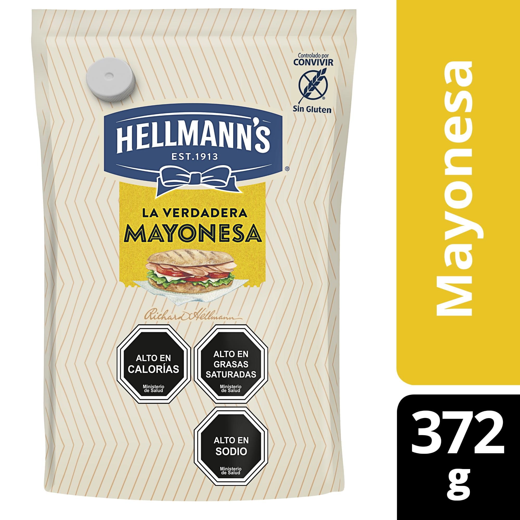 Mayonesa Regular Doypack 372 g Hellmann's