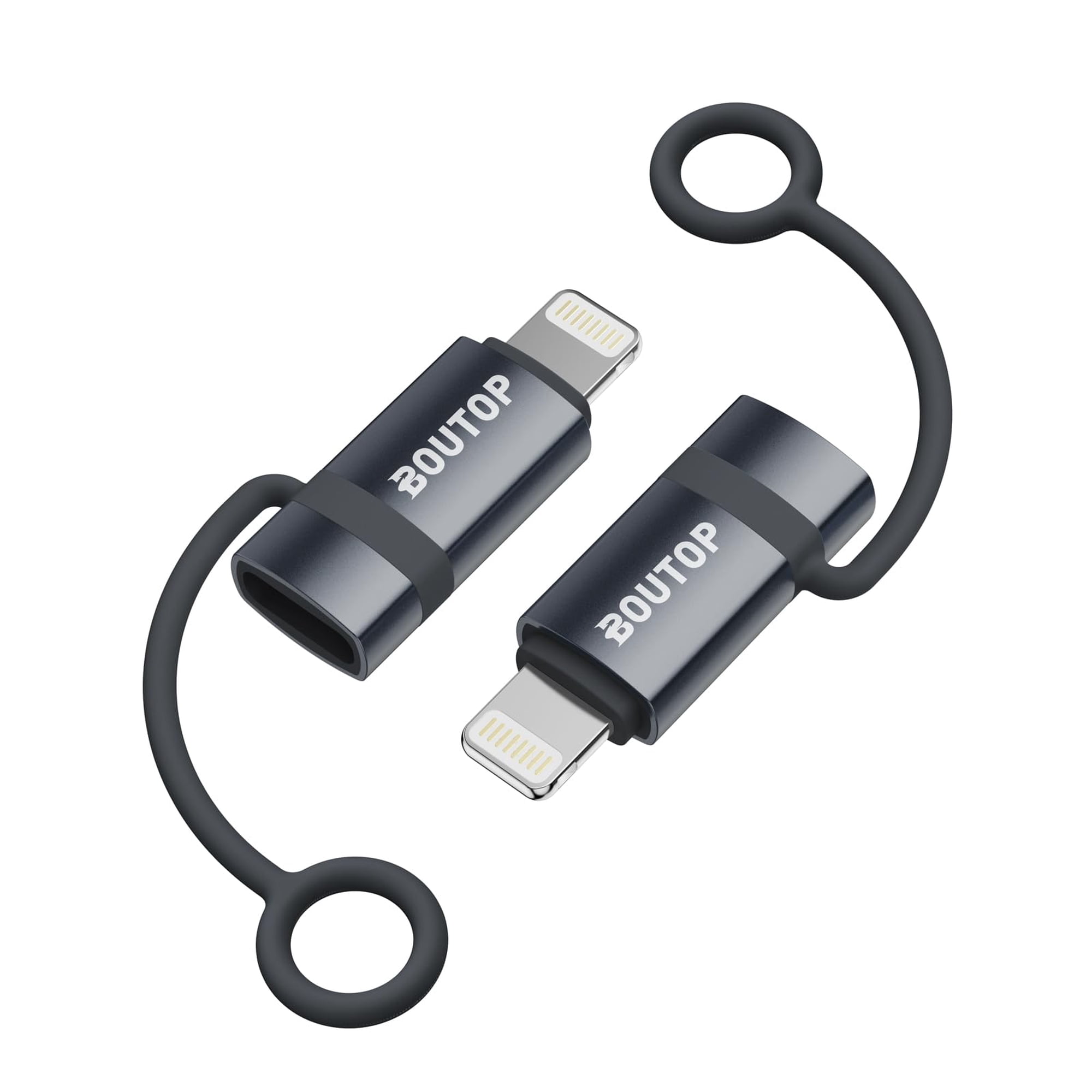 Adaptador Usb C A Lightning Boutop Mfi Certificado 36 W (paquete De 2)