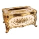 thumbnail image 2 of Caja De Pañuelos Decorativa Estilo Europeo Acrílico Rústico Para Bares De Hotel Oro Blanco, 2 of 3