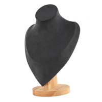 Ioensy - Busto De Maniquí Para Exhibición De Joyas, Estable Para Encimeras, Galerías, Tienda Minorista, 10,5X16,7X23Cm