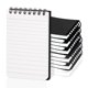 thumbnail image 2 of Pack de 8 cuadernos de bolsillo Thboxes, 8 × 13 cm, espiral, negro, 2 of 8