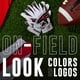 thumbnail image 4 of Guantes de receptor de fútbol Franklin Sports Atlanta Falcons, 4 of 9