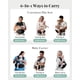 thumbnail image 2 of Portabebés MOMTORY con certificación de seguridad 6 en 1 para recién nacidos y niños pequeños, 2 of 8