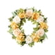 thumbnail image 3 of Corona de flores de flores artificiales para la puerta de la puerta delantera colgando la oficina del festival de guirnaldas de la guirnalda año Nuevo Champán, 3 of 5