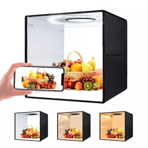 Genérico - Caja De Luz Fotográfico 40Cm Con Aro Led Plegable