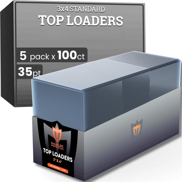 Toploaders Max Protection 500 de 3x4 pulgadas 35pt
