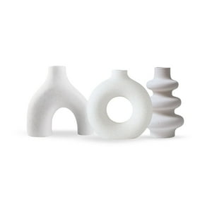 Santú Home & Deco - Set 3 Floreros Cerámica Nórdicos
