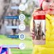 thumbnail image 5 of Boston TerrierBotella de Agua con Tapa Pop Top de Un Toque, Acero Inoxidable, a Prueba de Fugas, para Deportes, Botella Infantil rosa 12 oz, 5 of 6