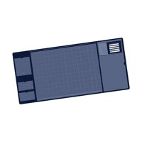 Bothyi - Almohadillas Protectoras Para Escritorio, Alfombrilla De Ratón Para Escritorio Con Teclado