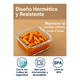 thumbnail image 3 of Contenedor hermético taper de vidrio 10u, transparente, 3 of 3