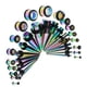 thumbnail image 3 of 36 Piezas Kit De Estiramiento De Medidores De Oído Plug Taper 14G-00G Expansor Multicolor, 3 of 3