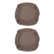 thumbnail image 4 of 2xUniversal Spandex Stretch Boda Comedor Taburete Silla Asiento Funda Marrón, 4 of 5