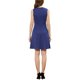 thumbnail image 3 of INSPIRE CHIC Vestidos sin mangas de cuadros de pata de gallo para mujer por encima de la rodilla, ajustados y acampanados, talla S, azul oscuro, 3 of 7