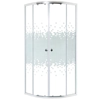 Joytek - Shower Door 90X90Cm 5Mm Mampara Curva (Sin Receptáculo)