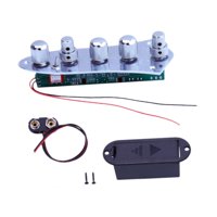 Bothyi - Placa De Control Cargada De Guitarra Eléctrica Cableada Para Control De Volumen De Tono Bajo