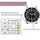 thumbnail image 5 of Correa de reloj Juntan 22 mm acero inoxidable tono plateado, 5 of 8