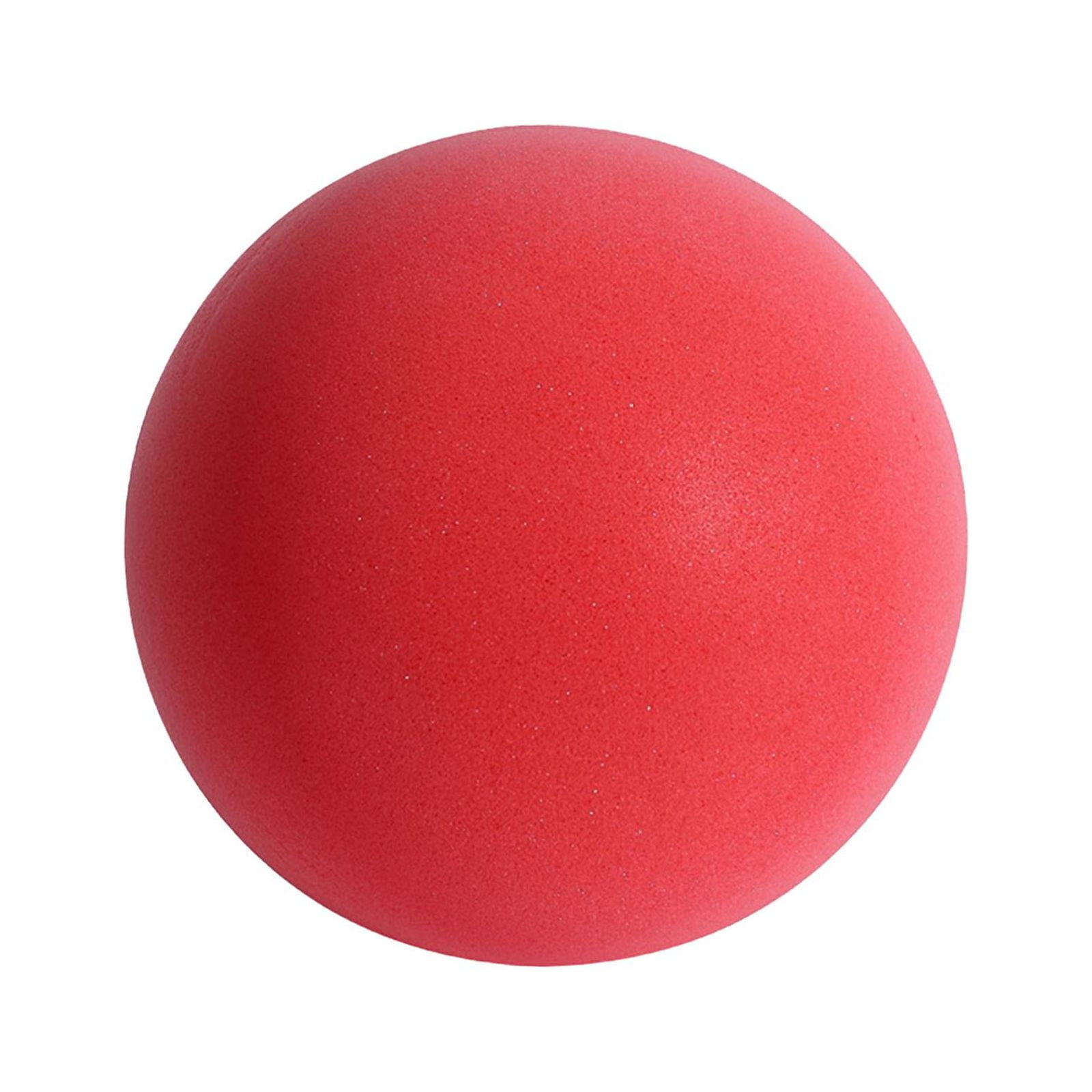Magideal - Pelotas Hinchables Raqueta Silenciosa Pelota Deportiva Para Niños De 21 Cm De Diámetro Pelota De Juguetes Para Niños De Interior Y Exterior Pelota Edu Rojo