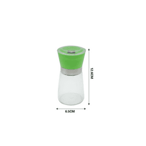 Genérico - Salero De Vidrio Con Moledor 12Cm