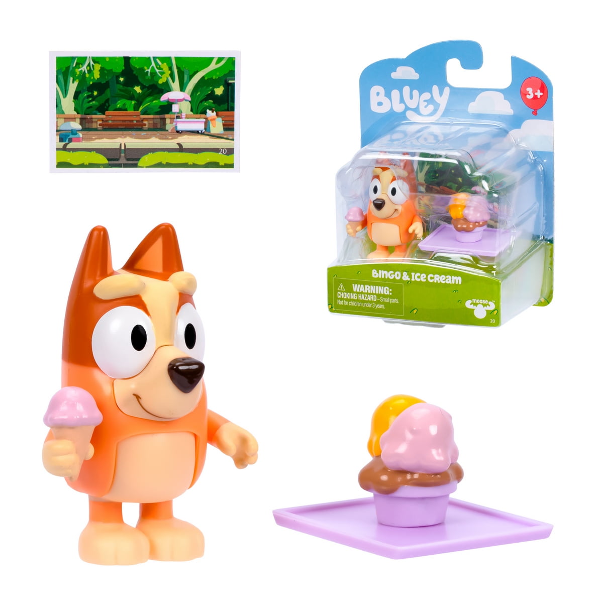 Figuras Y Playsets Bluey Bingo Y Helado Articulados