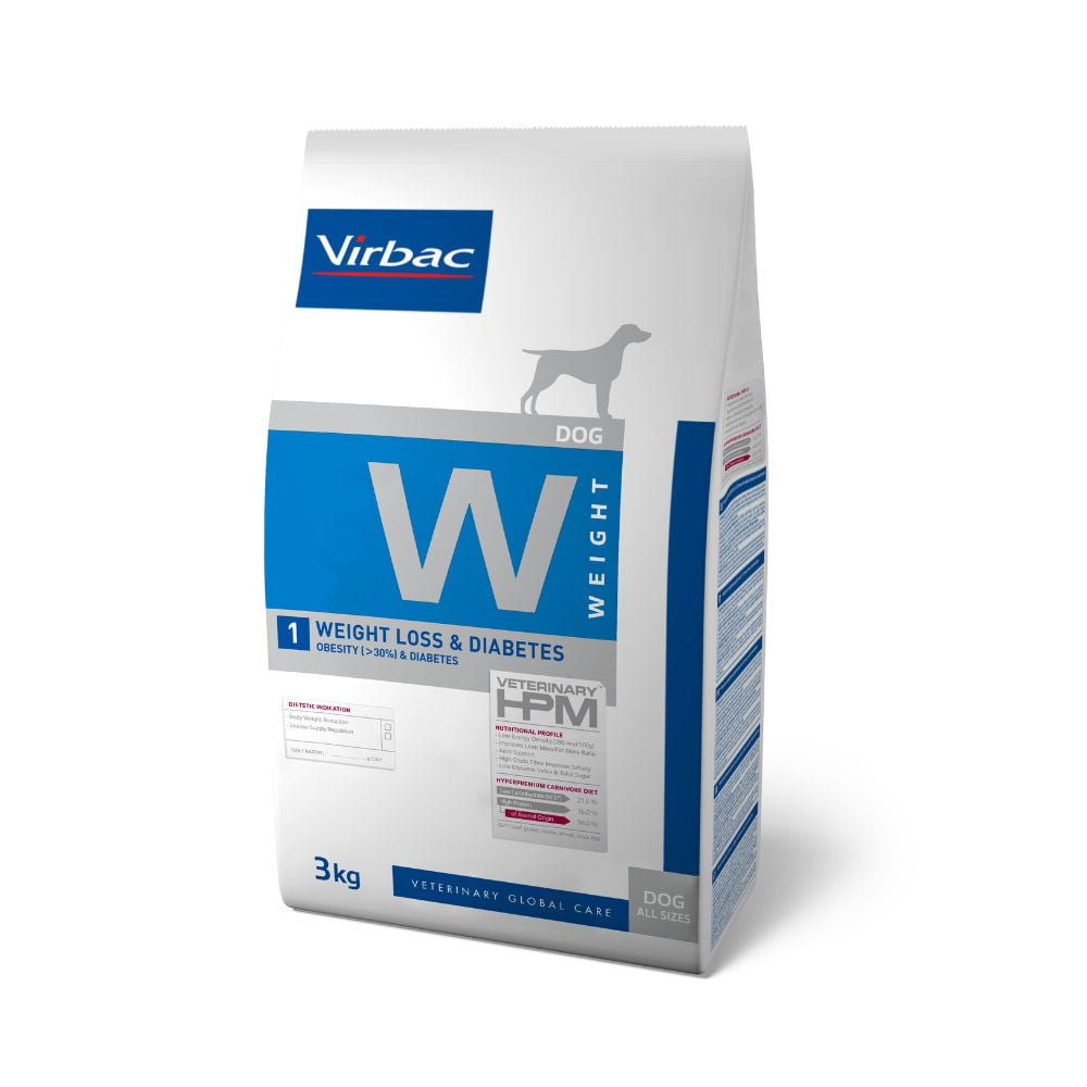 HPM Virbac Dog 1 Weight Loss & Diabetes 3 kg
