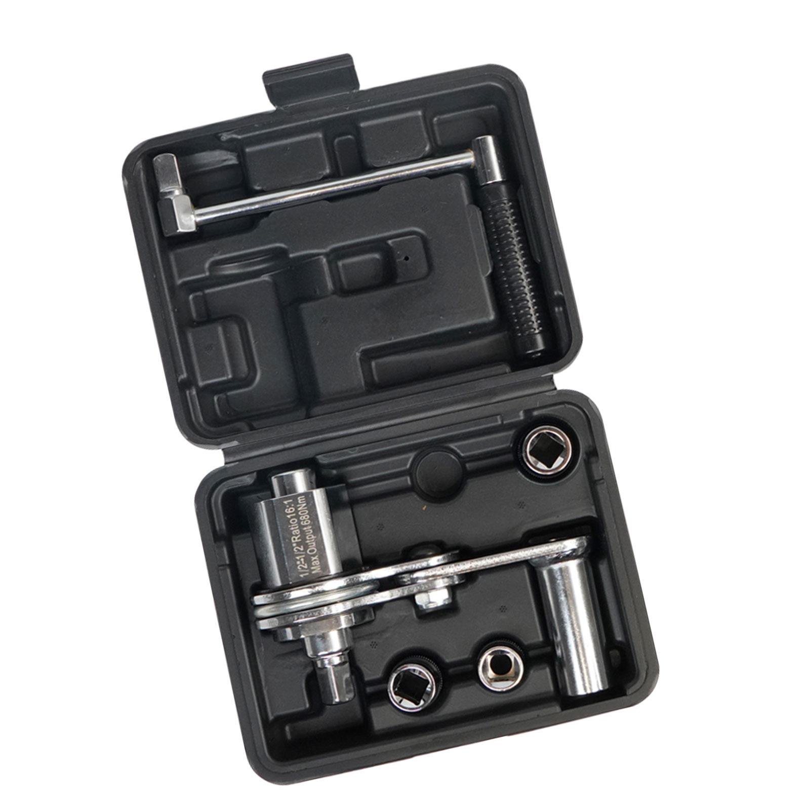 Magideal - Llave Dinamométrica Multiplicadora, Que Ahorra Esfuerzo, Resistente Al Óxido, Fácil De Transportar, De Viaje, 3200 N.M, Herramienta Manual Para Quitar