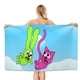thumbnail image 1 of Hoops y Yoyo Toalla de playa de secado rápido con diseño temático, regalo para mujeres y niñas, ideal para cumpleaños, fans, amantes de la música, uso en la playa o al aire libre, 78 × 150 cm, 1 of 6