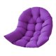 thumbnail image 5 of Cojín Colgante Para Silla Con Forma De Huevo, Suave, Para Porche, Oficina Y Exterior, Color Morado, 5 of 5