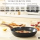 thumbnail image 3 of Vkoocy - Juego de ollas y sartenes de cerámica antiadherentes, juego de utensilios de cocina de cocina de inducción con sartenes, cazuela, cacerolas, de patrón granito negro, 3 of 3