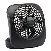 Ventilador A Pilas O2Cool Treva De Escritorio Portátil De 5 Pulgadas