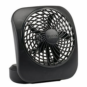 Ventilador A Pilas O2Cool Treva De Escritorio Portátil De 5 Pulgadas
