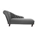 thumbnail image 1 of Chaise Longue Izquierdo Felpa Gris, 1 of 2