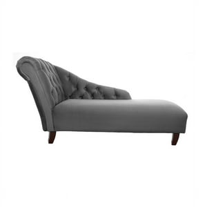 Barra Design - Chaise Longue Izquierdo Felpa Gris