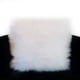 thumbnail image 2 of Cojín decorativo Plutus Brands blanco de piel sintética mongola Plutus, 2 of 3