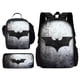 thumbnail image 1 of Super B-BatmanS-Logo 3 pcs set Child School Backpack with Lunch Bags ,Pencil Bags ,School Bags for Boys Girls Best Gift, 1 of 3