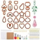 thumbnail image 1 of 142pcs Juego De Cortadores De Arcilla Polimérica Con 24 Formas para Haz pendientes DIY, 1 of 6